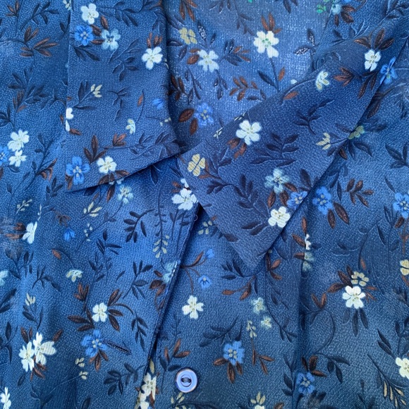 Terra Nostra Blue Blouse - Picture 7 of 7